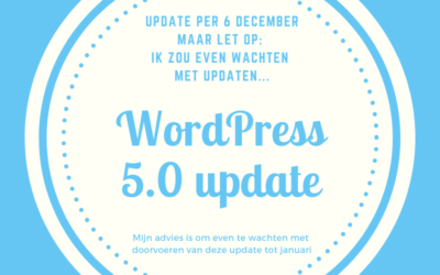 WordPress Update naar v.5.0